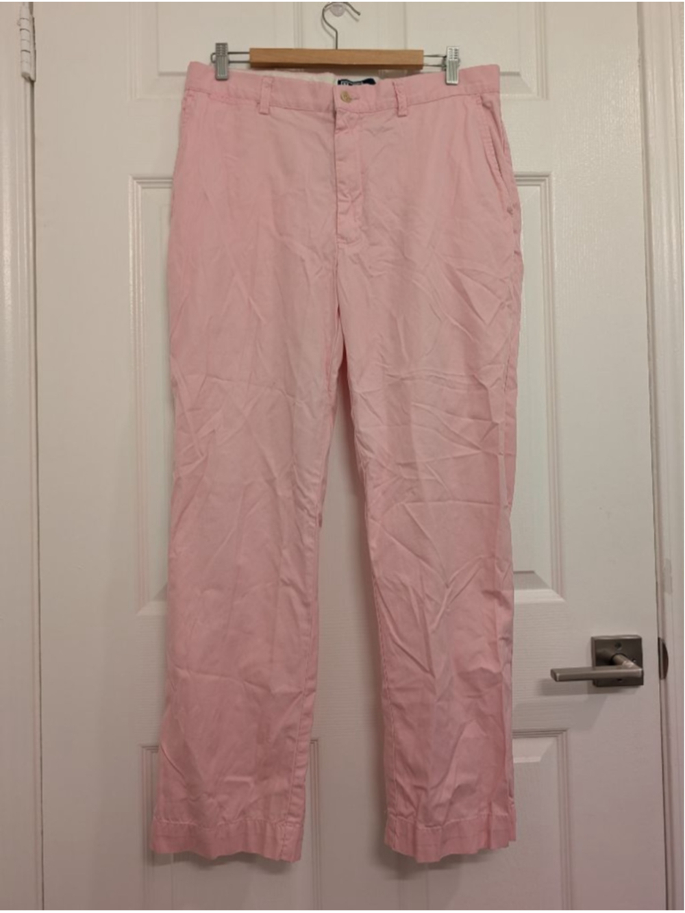 Ralph Lauren Pink Prospect Chino Pants 34x29 Navy Pony Logo Preppy Old Money - Picture 8 of 8